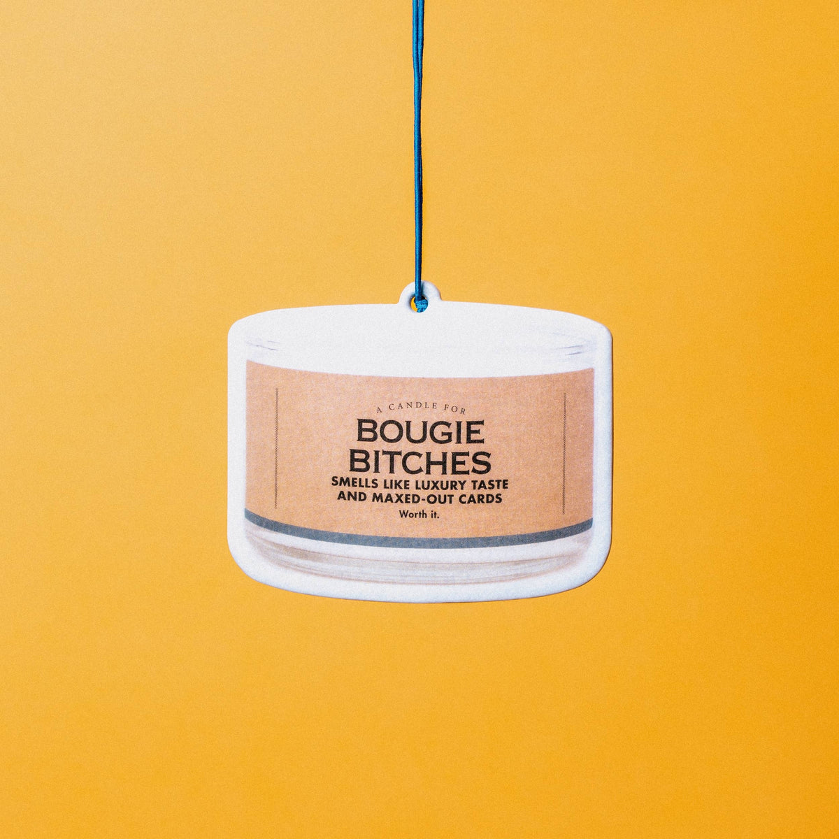 Bougie Bitches Air Freshener | Funny Car Air Freshener
