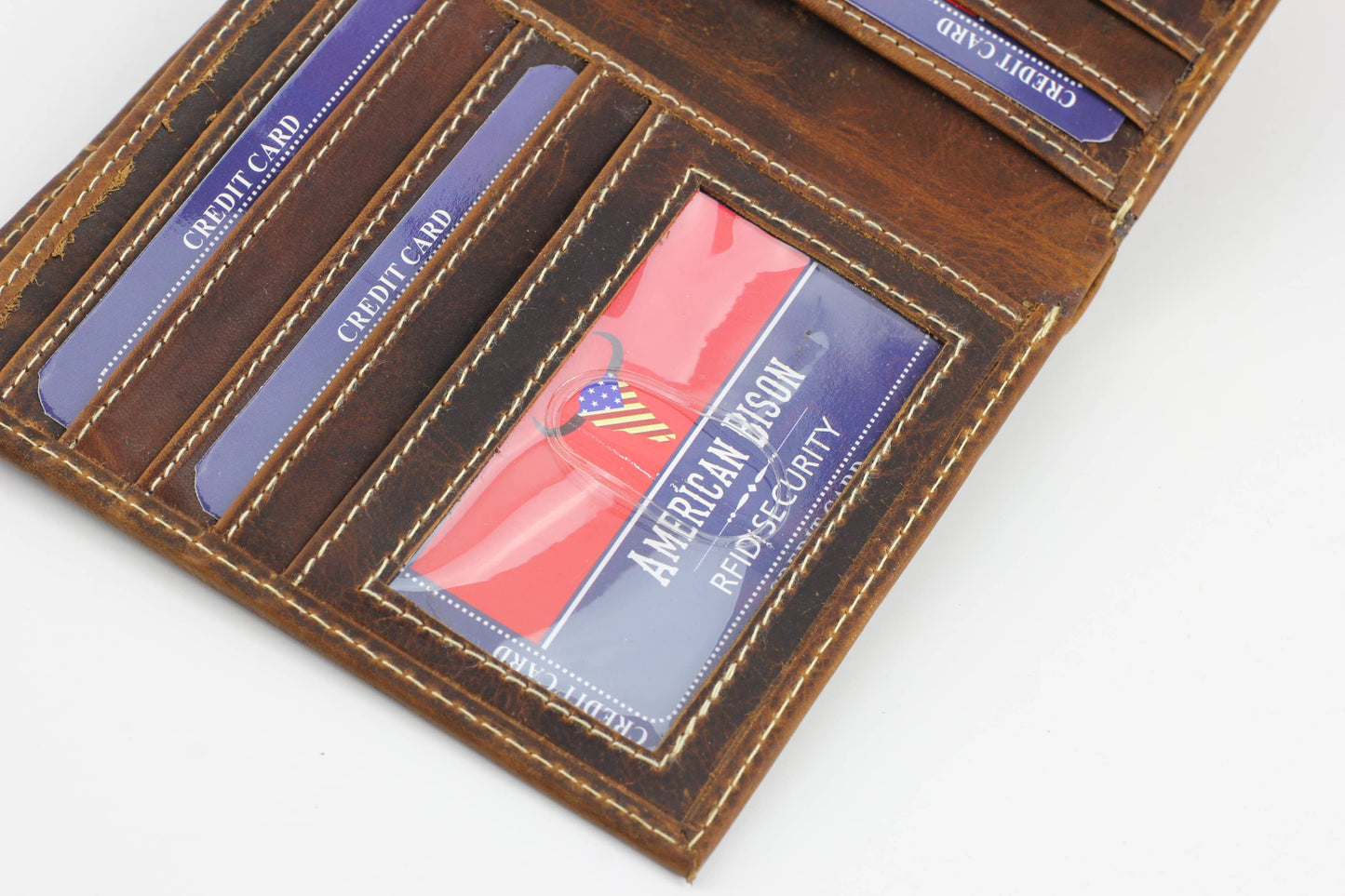 Hunter Leather Men's Hipster Wallet RFID