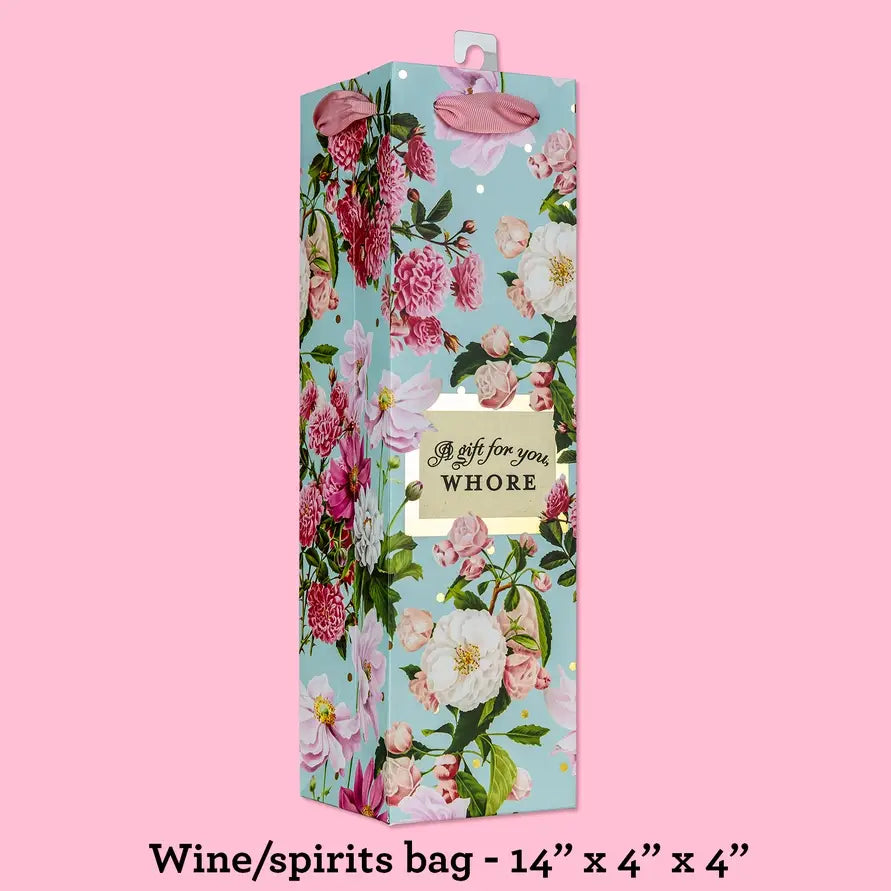 A Gift For You Whore deluxe wine bag