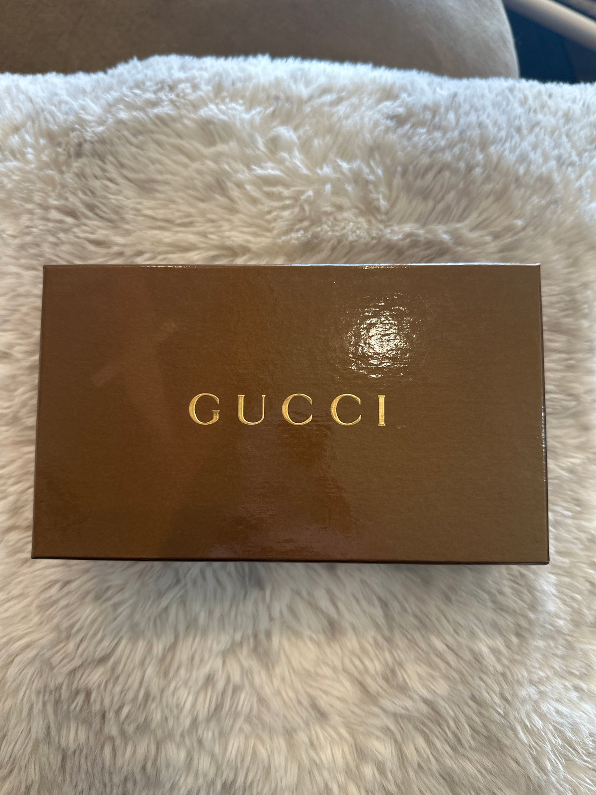 Pre-Loved Authentic Gucci Black GG Denim Continental Long Wallet