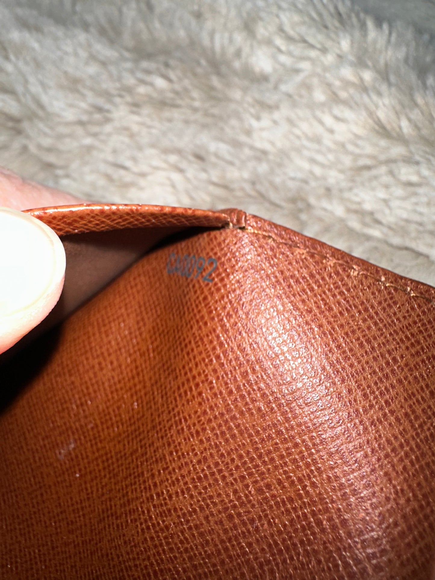 Pre-owned Vintage Louis Vuitton Monogram Porte Monnaie Tresor bifold wallet in monogram coated canvas with a brown cross-grain leather lining #17 AUTHENTIC