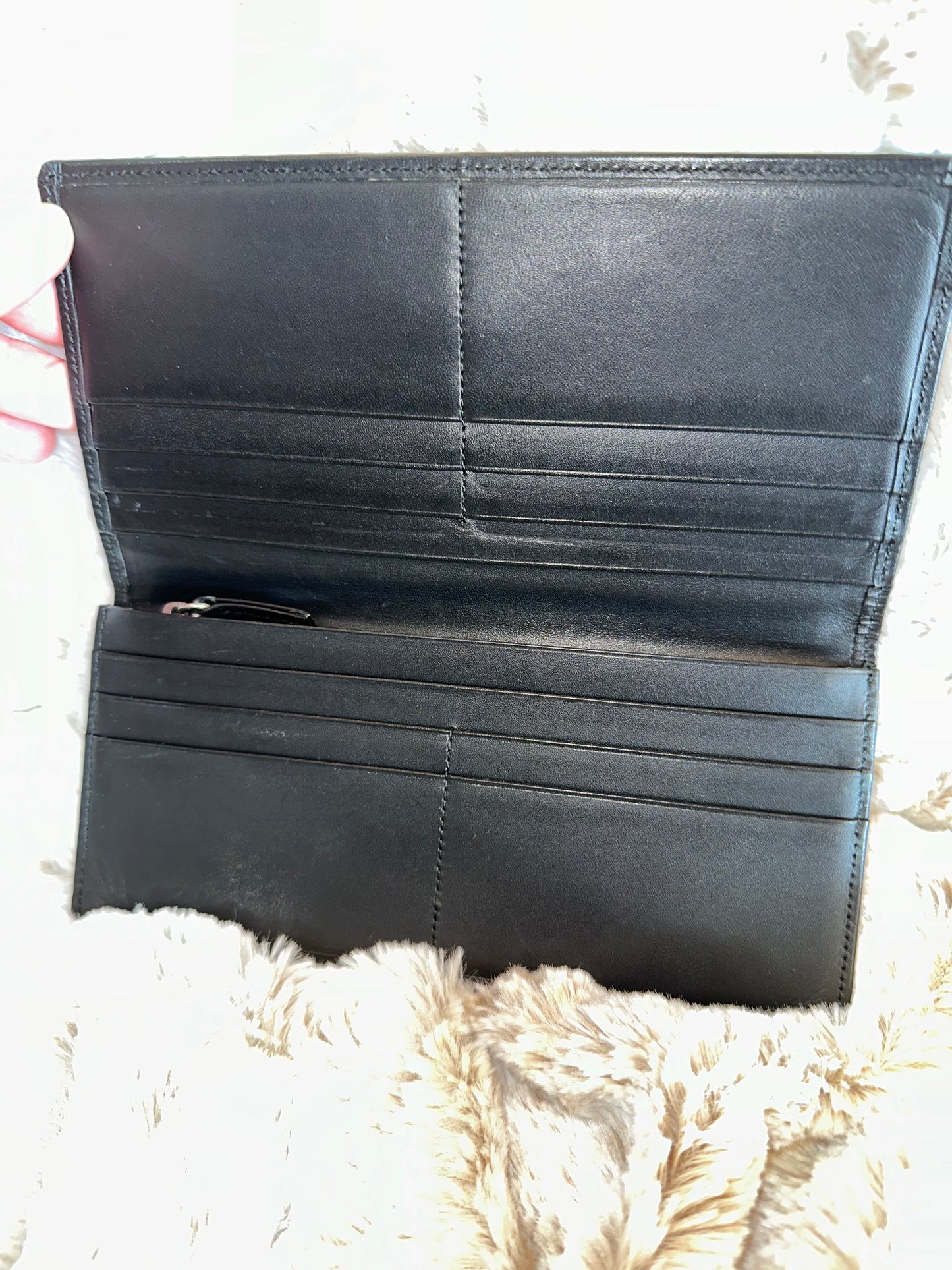 Pre-owned AUTHENTIC Burberry Black Label long flap wallet #20