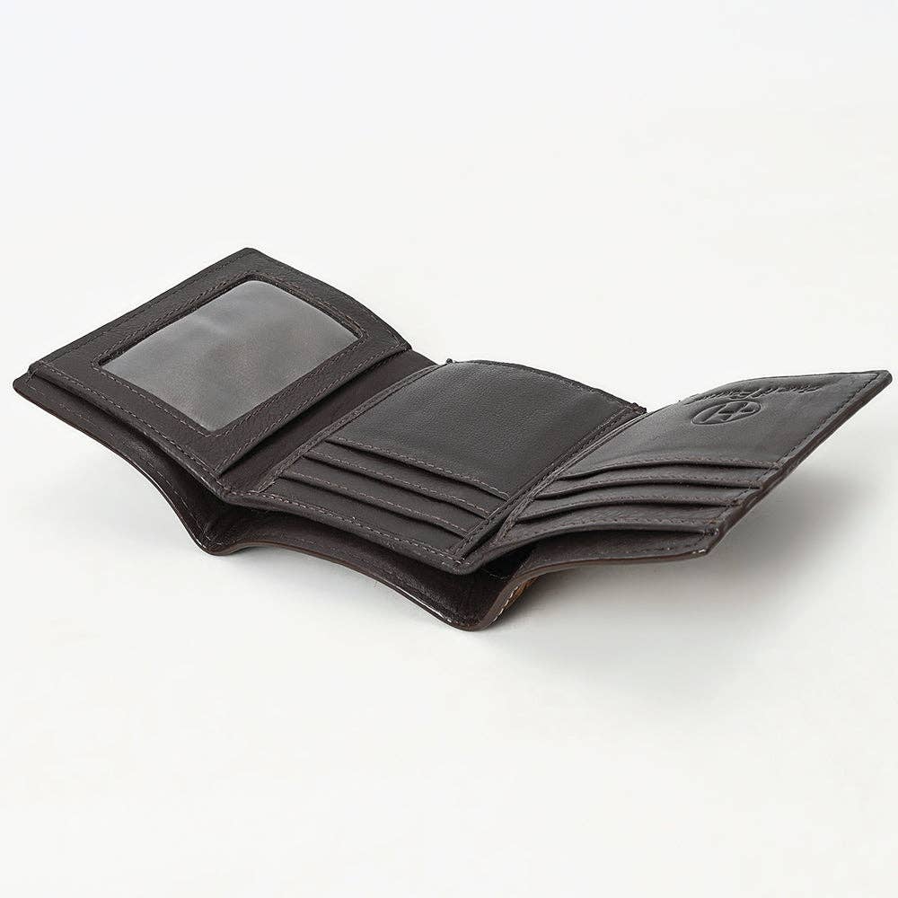 Western Leather Trifold Wallet: BEBGM183-TIF