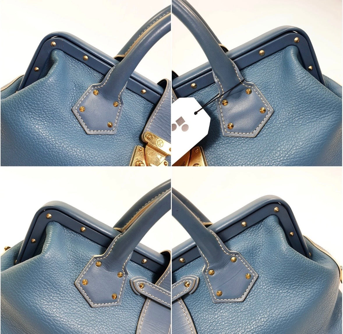 Louis Vuitton Suhali L’Ingenieux PM – Blue Suhali Leather Preloved Authentic