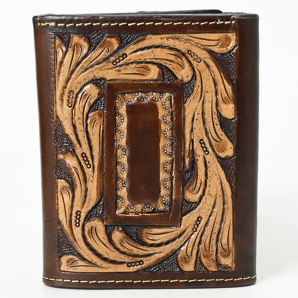 Western Leather Trifold Wallet: BEBGM183-TIF