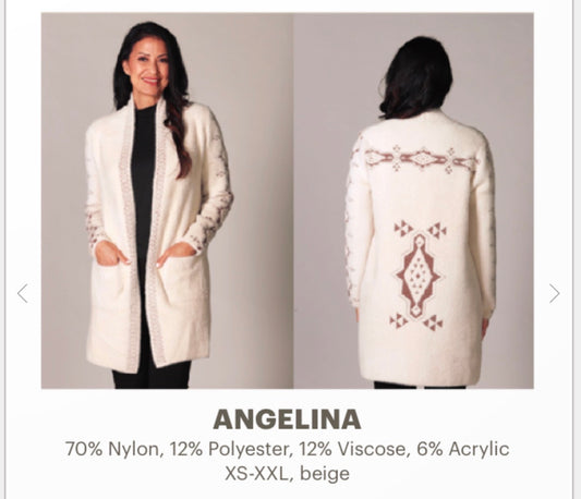 Venario “Angelina” Dress Sweater/Jacket