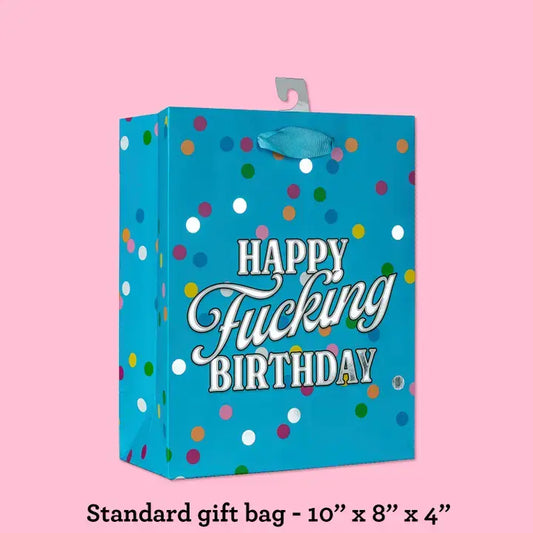 Bad Grandma Designs - Happy Fucking Birthday deluxe gift bag