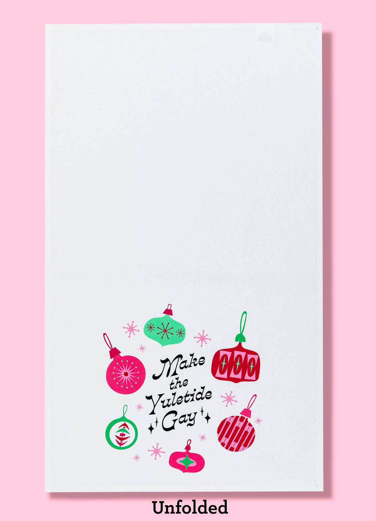 Make the Yuletide Gay Dishtowel