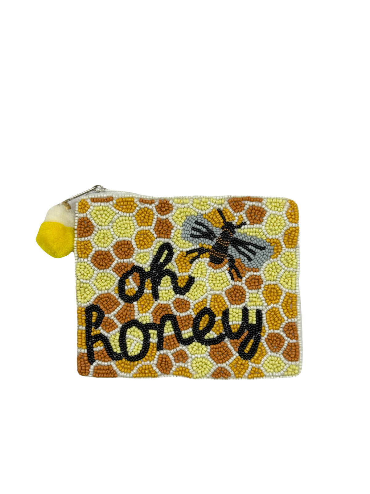 Oh Honey Beaded Coin Pouch