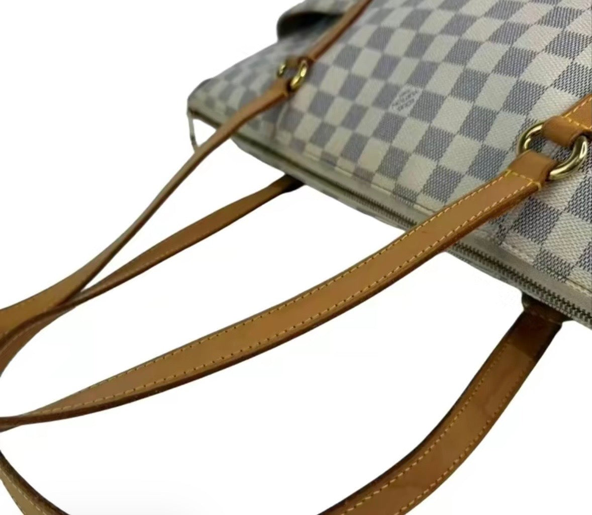 Louis Vuitton Totally MM Damier Azur Tote - Preloved Authentic