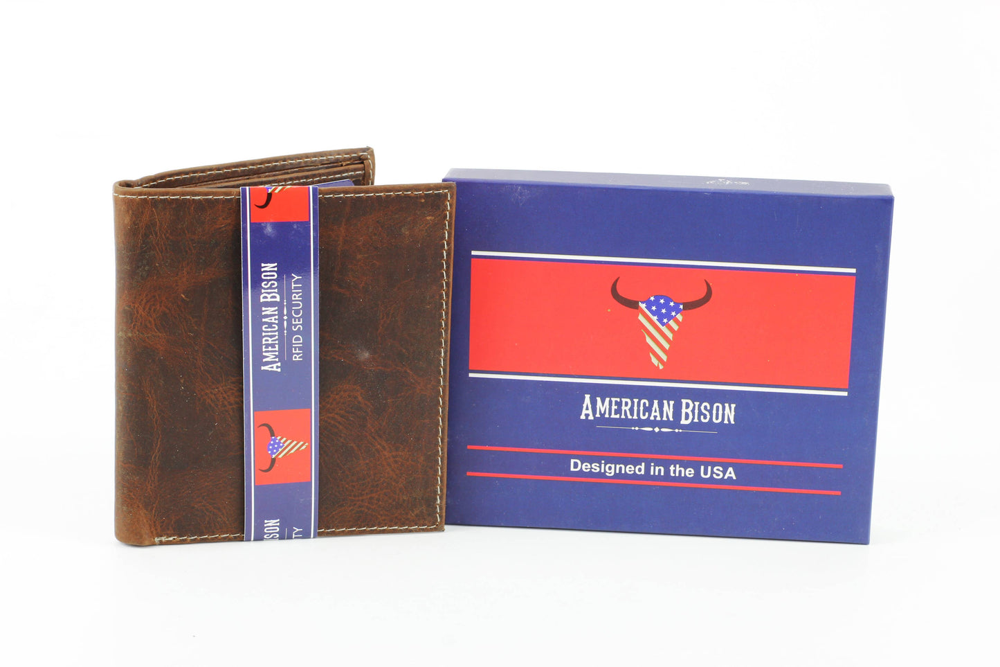 Hunter Leather Men's Hipster Wallet RFID