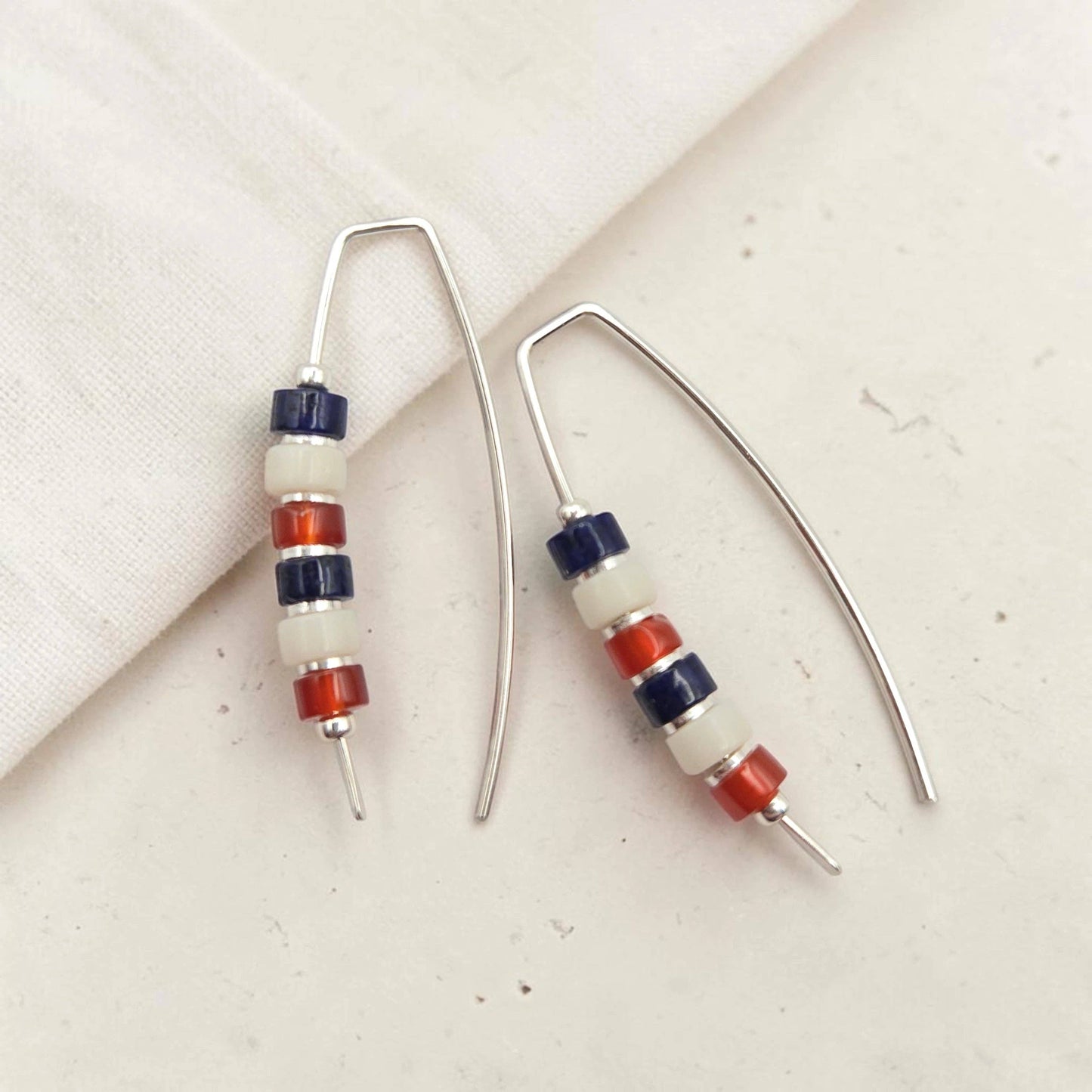 Americana Earrings Silver