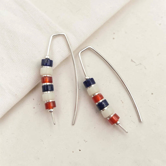Americana Earrings Silver