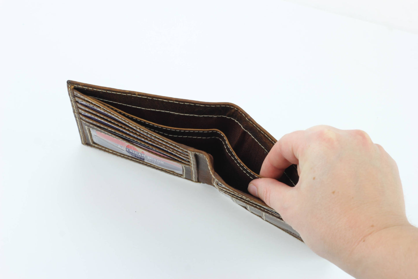 Hunter Leather Men's Hipster Wallet RFID