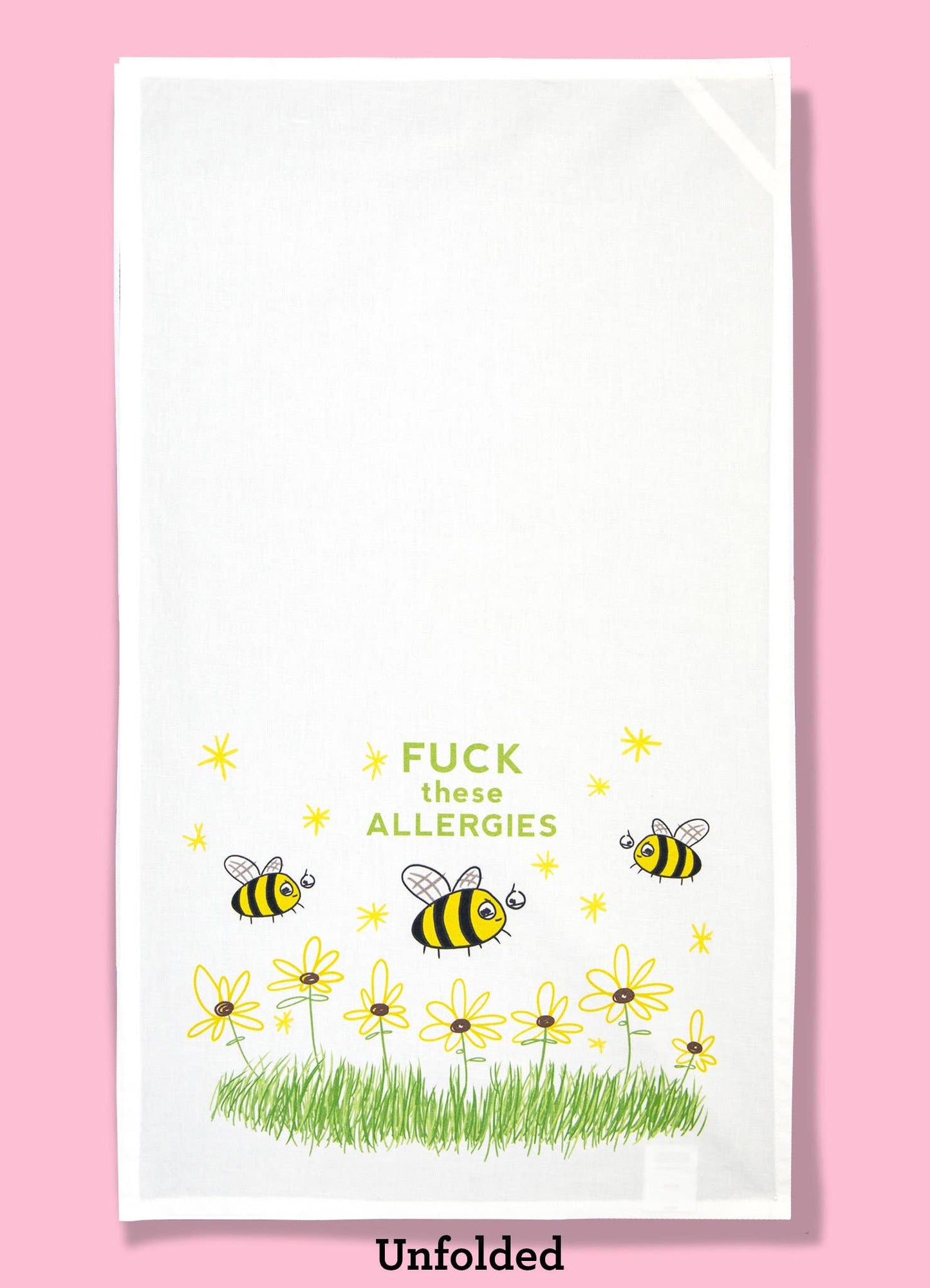 Dishtowel Fuck These Allergies