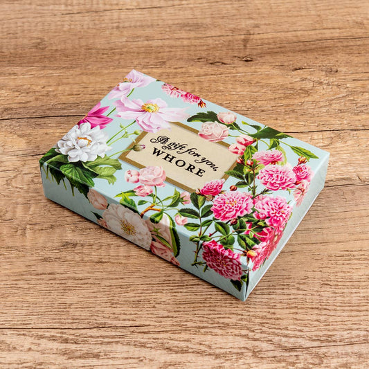 Tea Towel Gift Box- A Gift For You Whore