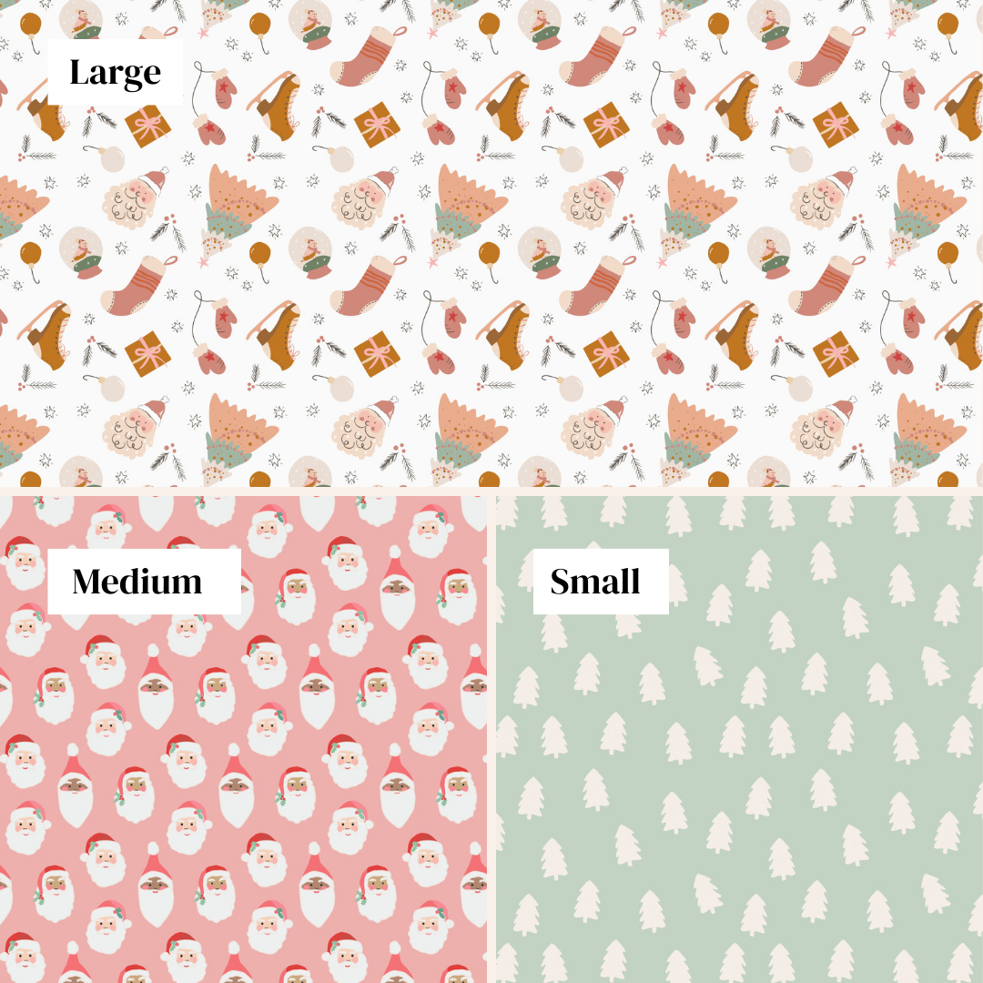 Goldilocks Goods - Beeswax Food Wraps: Christmas Medley Set of 3