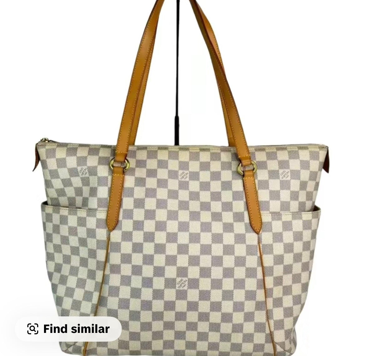 Louis Vuitton Totally MM Damier Azur Tote - Preloved Authentic