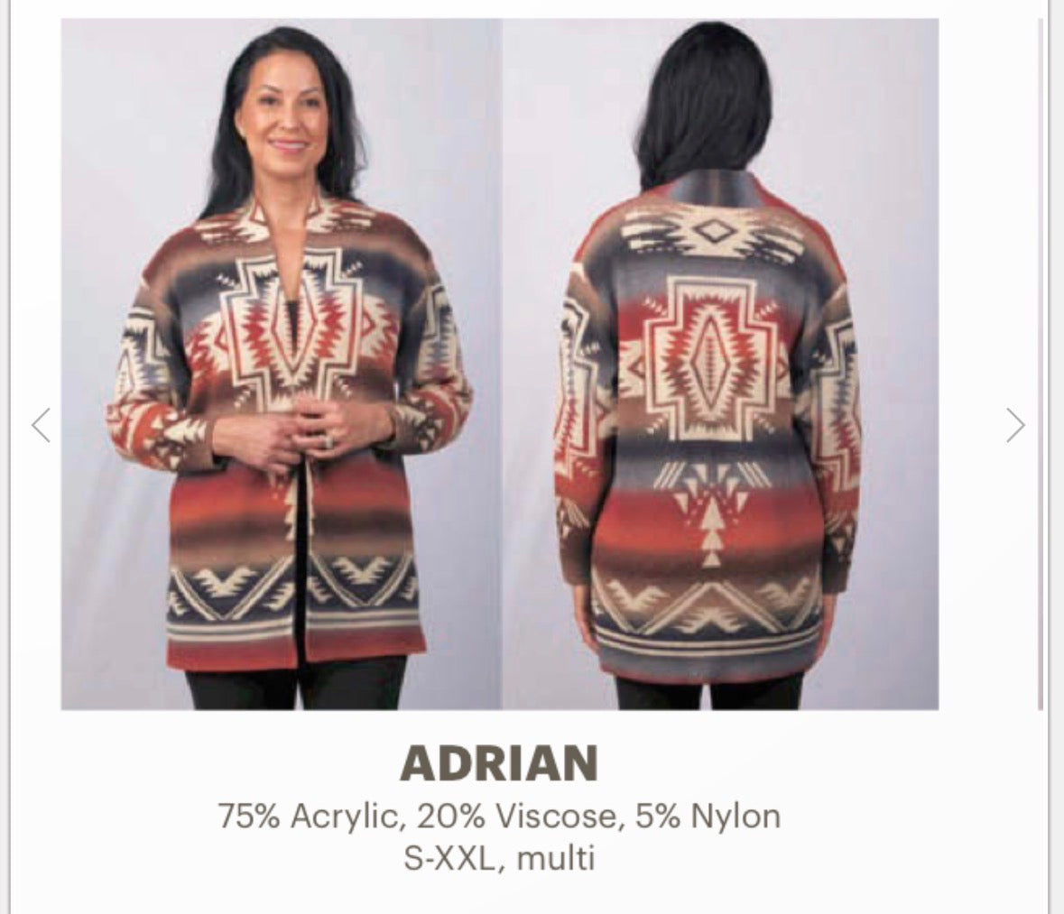 Venario “Adrain” Dress Sweater/Jacket