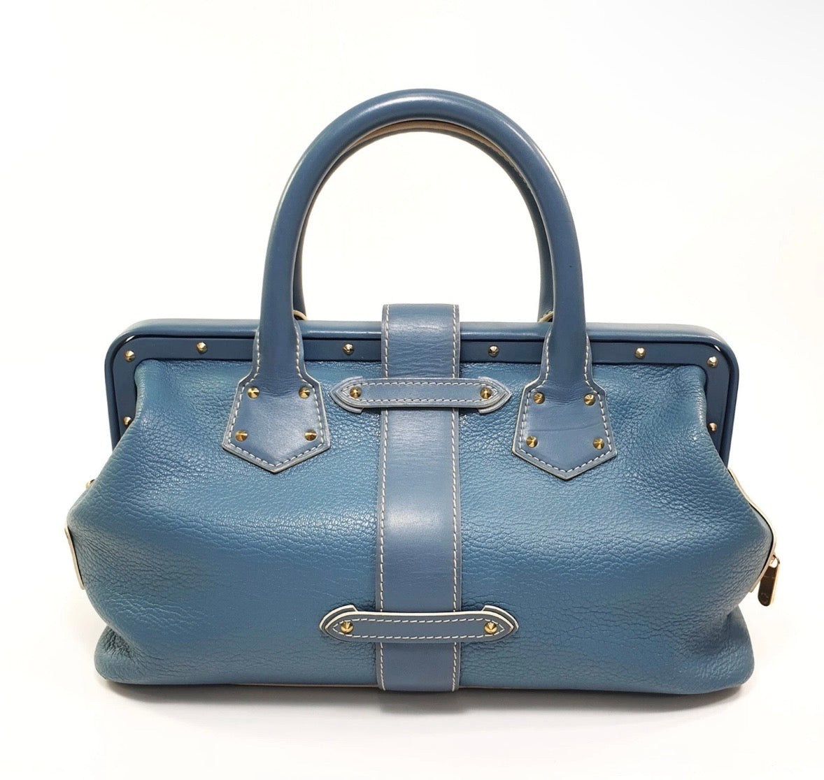 Louis Vuitton Suhali L’Ingenieux PM – Blue Suhali Leather Preloved Authentic