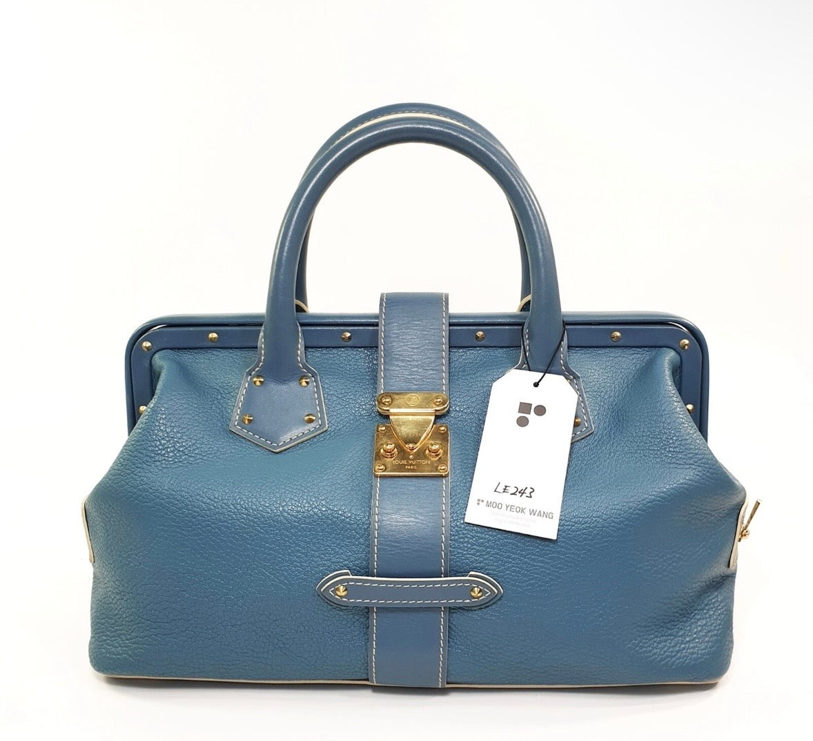 Louis Vuitton Suhali L’Ingenieux PM – Blue Suhali Leather Preloved Authentic