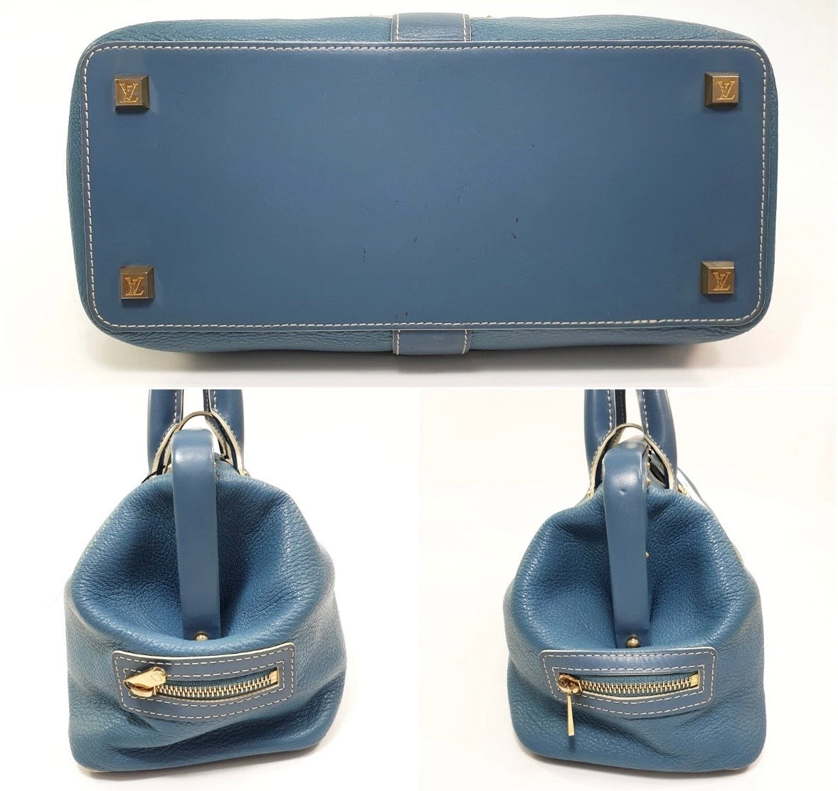 Louis Vuitton Suhali L’Ingenieux PM – Blue Suhali Leather Preloved Authentic