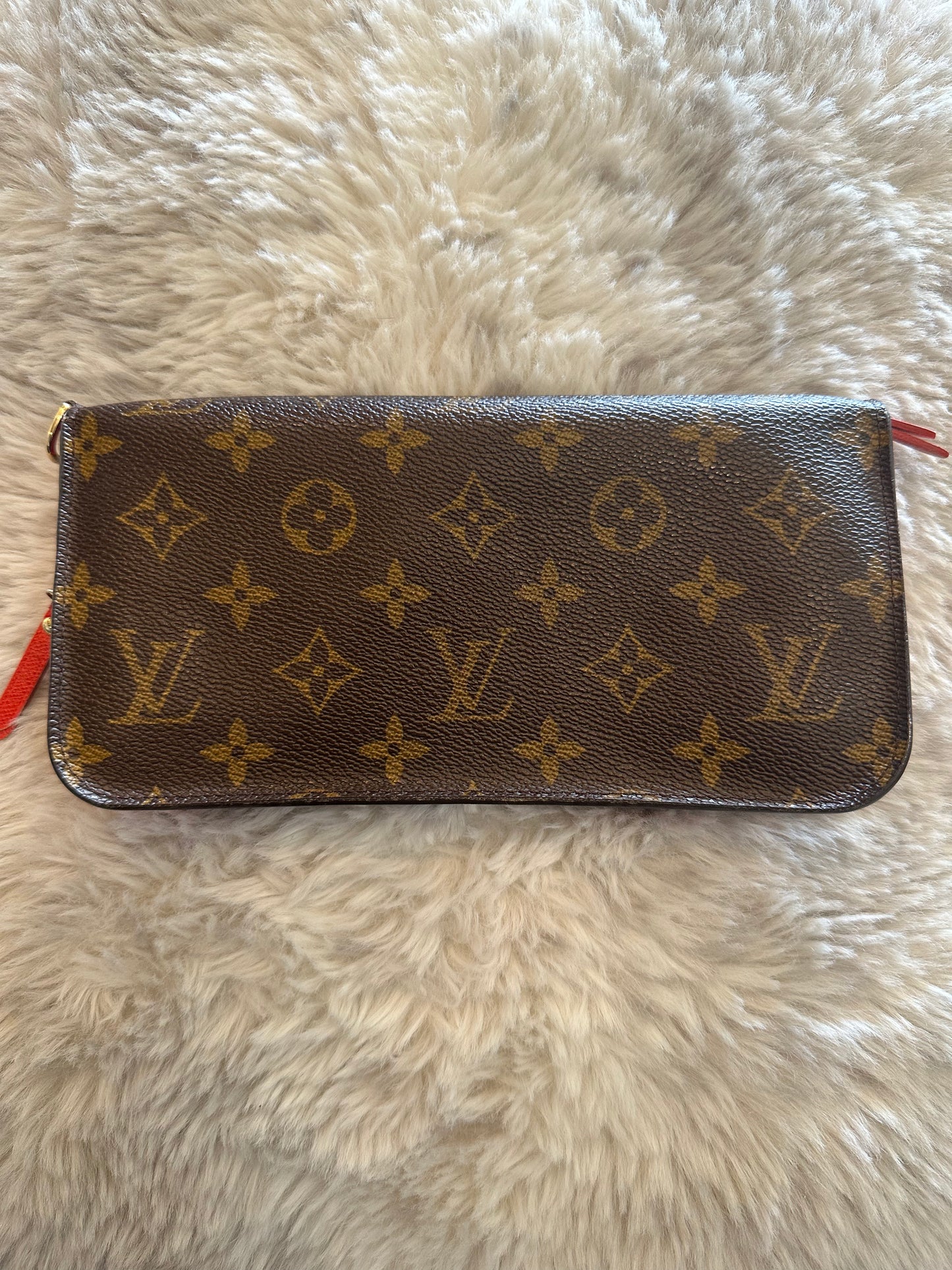 Pre-Loved Authentic Louis Vuitton Monogram Insolite Wallet – Piment Interior