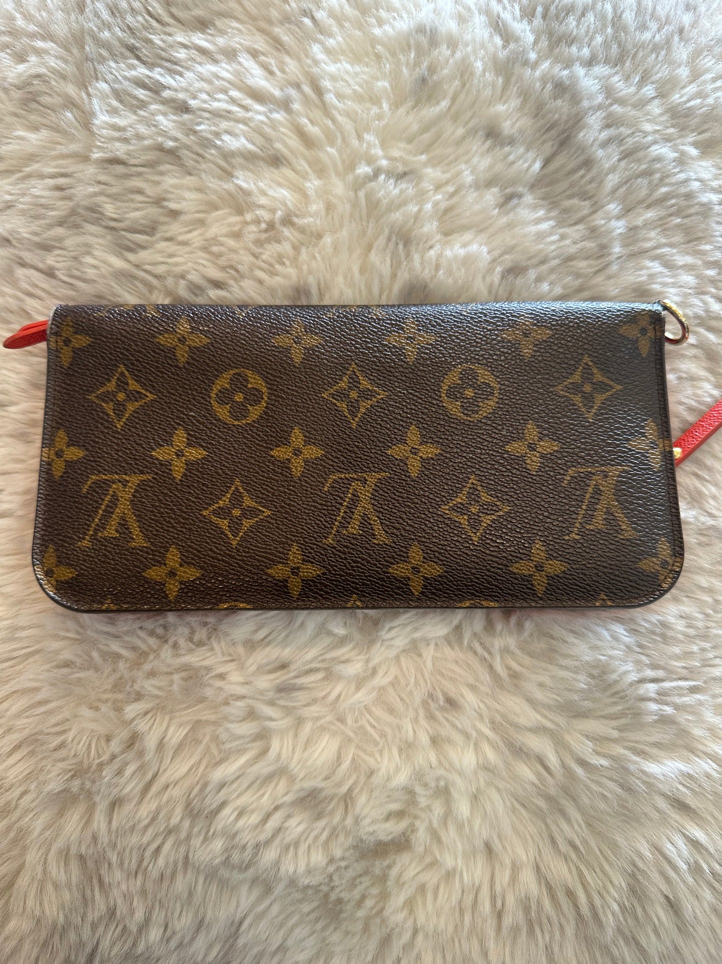 Pre-Loved Authentic Louis Vuitton Monogram Insolite Wallet – Piment Interior