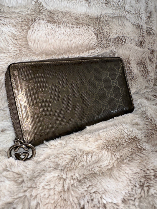 Pre-owned Gucci GG Imprimé zip-around long wallet. AUTHENTIC #7