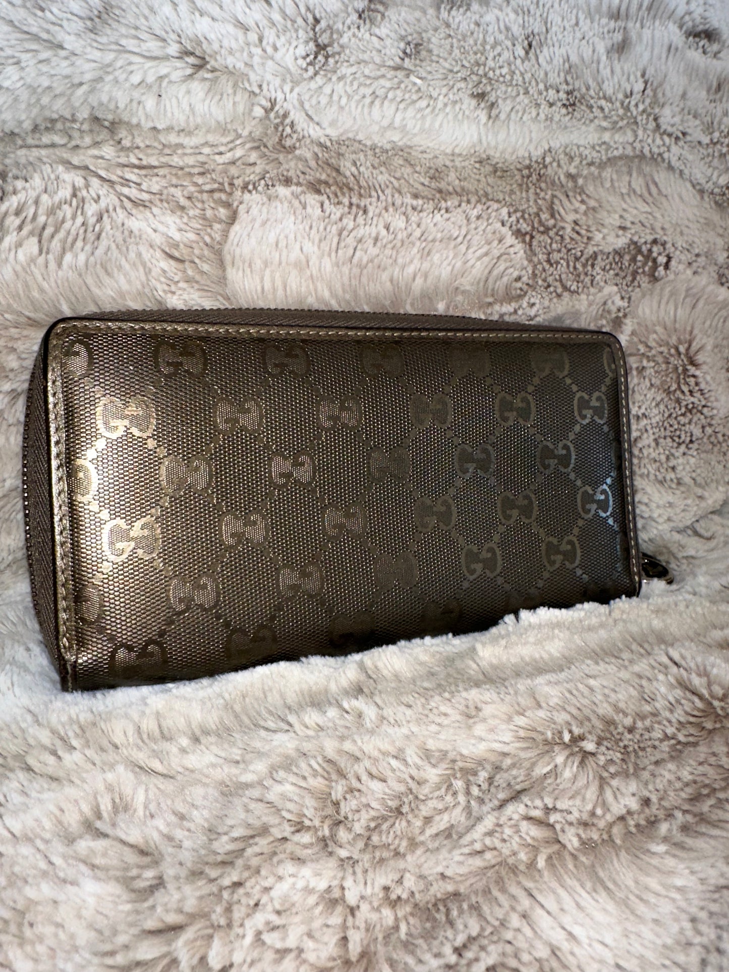 Pre-owned Gucci GG Imprimé zip-around long wallet. AUTHENTIC #7