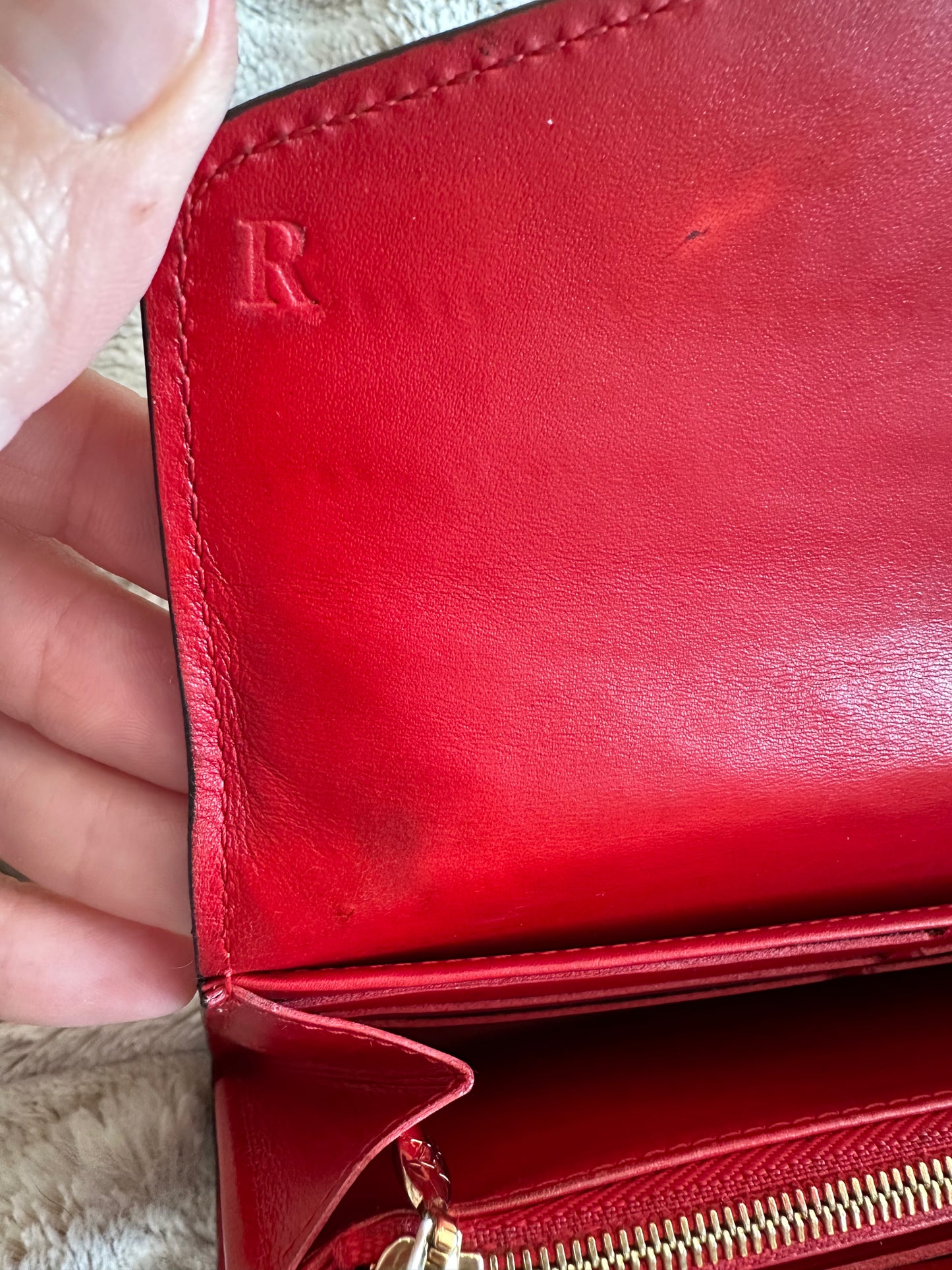 Pre-owned Louis Vuitton Vernis (patent leather) Sarah wallet. #8 AUTHENTIC