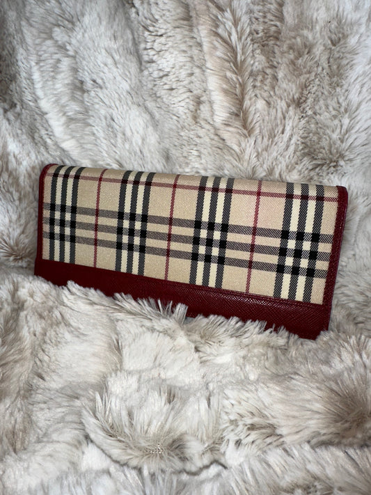 Pre-owned AUTHENTIC Burberry Nova Check long flap wallet #19
