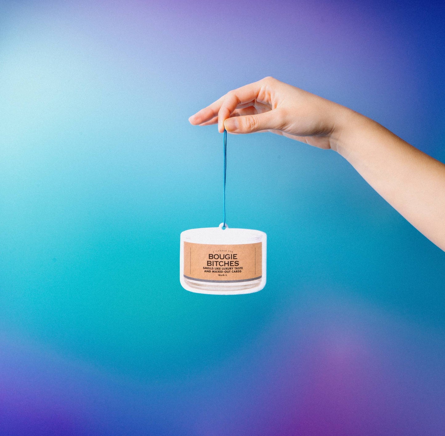 Bougie Bitches Air Freshener | Funny Car Air Freshener