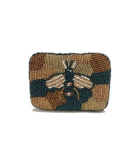 Bee Camo credit card holder