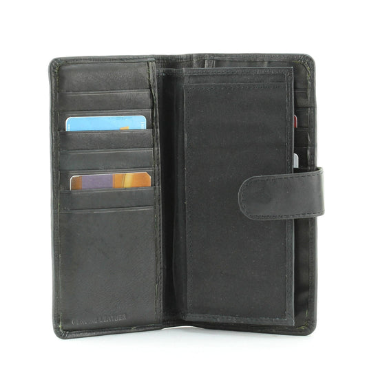 Leather Ladies Long Card Holder