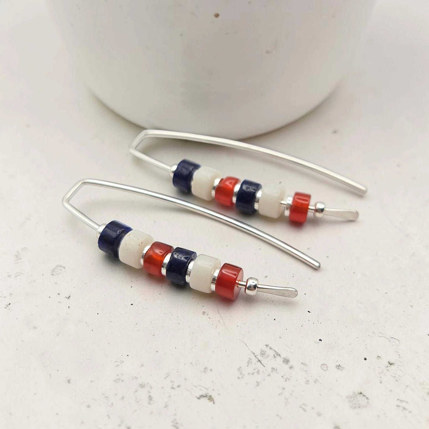 Americana Earrings Silver