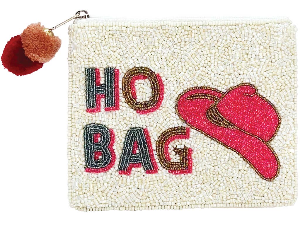 HO BAG BEADED COIN POUCH