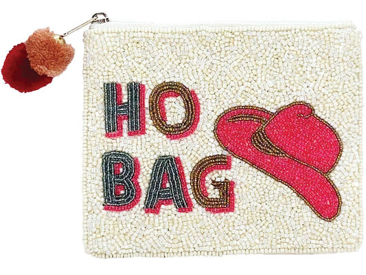 HO BAG BEADED COIN POUCH