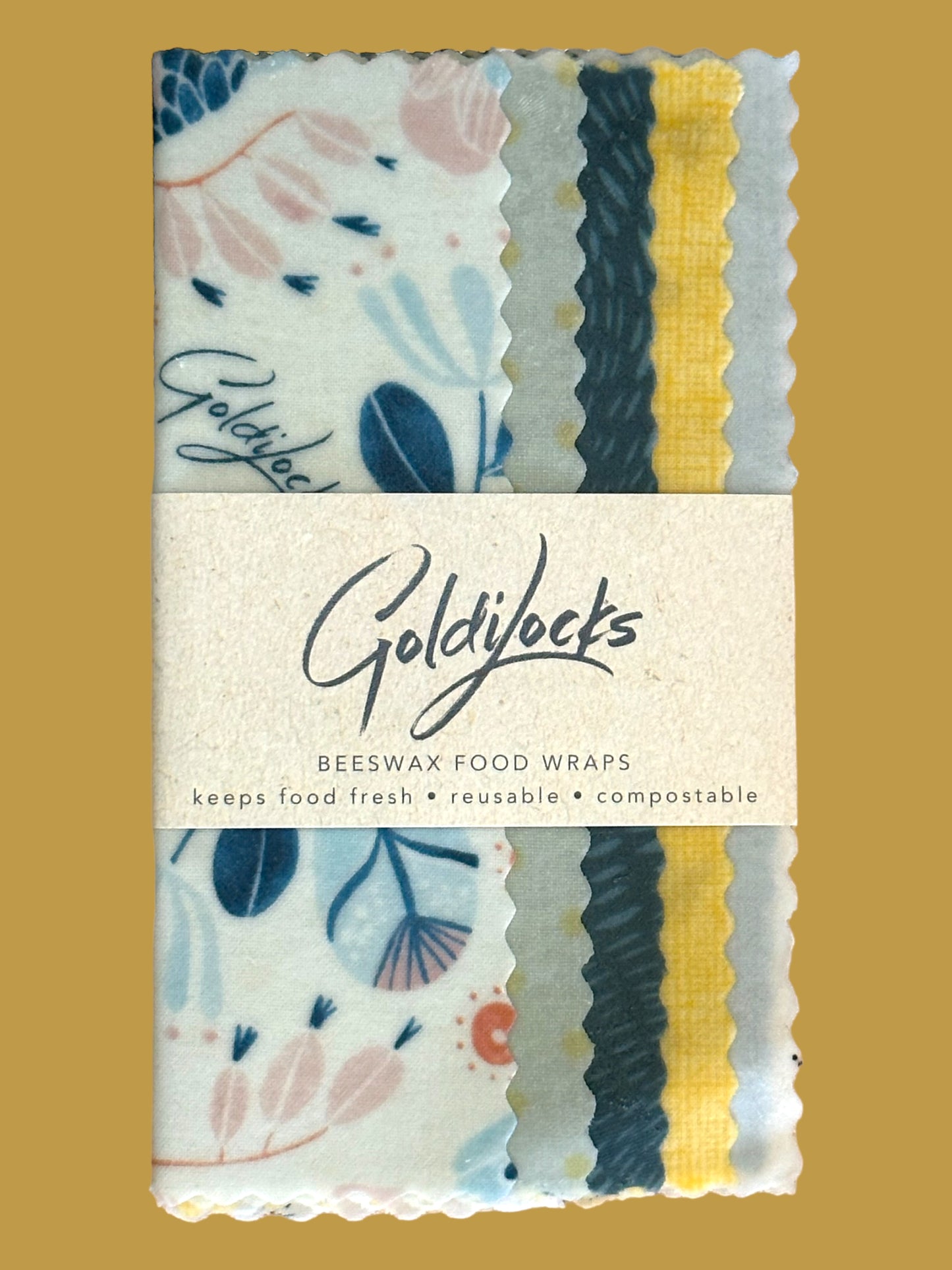 Reusable Beeswax Food Wraps: Itty Bitty Bundle