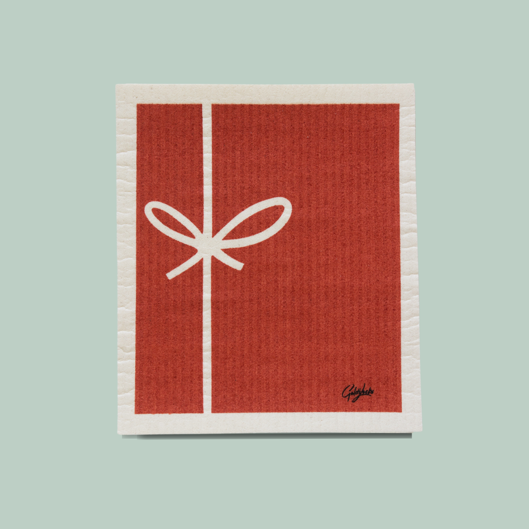 Goldilocks Goods - Swedish Dishcloth: Red Gift