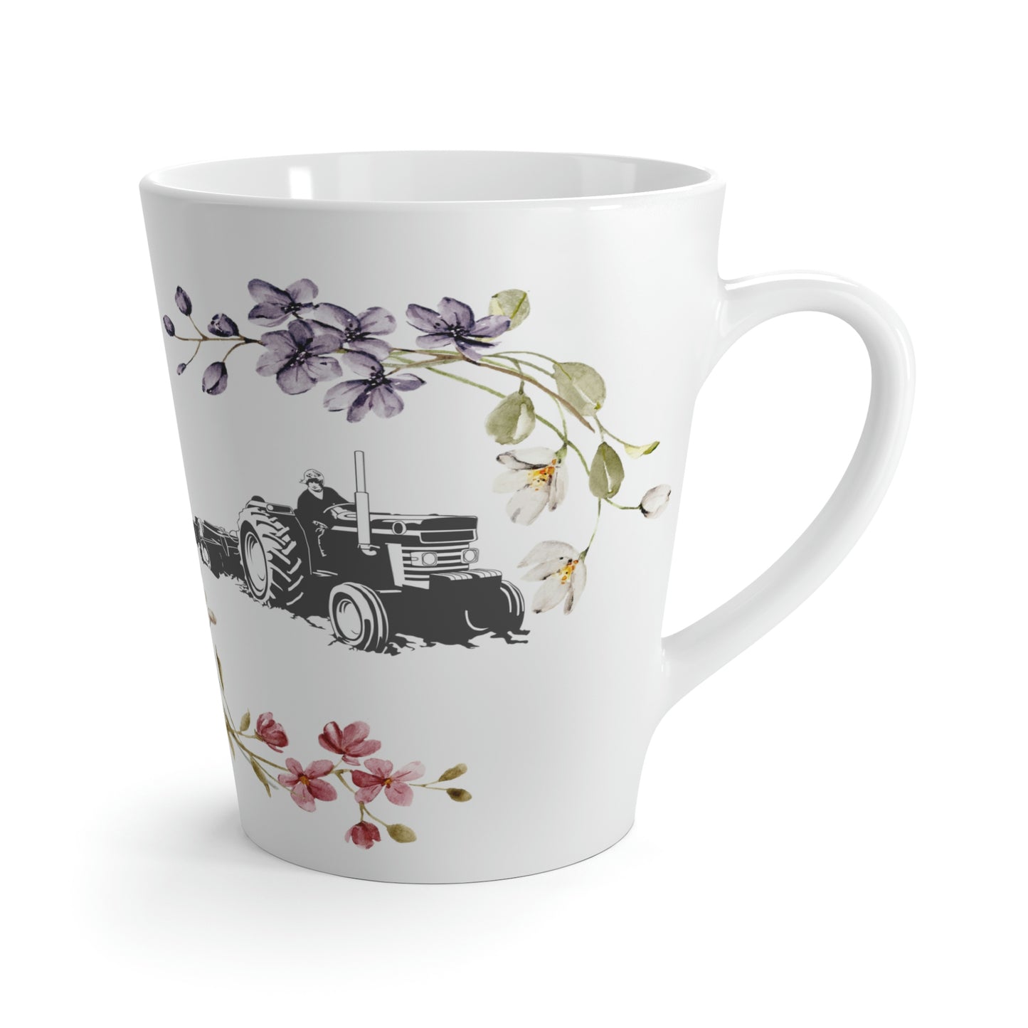 MT Tractor Girl Latte Mug