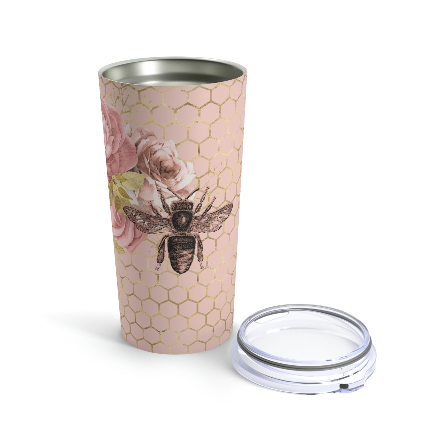 Pink Bee Tumbler 20oz