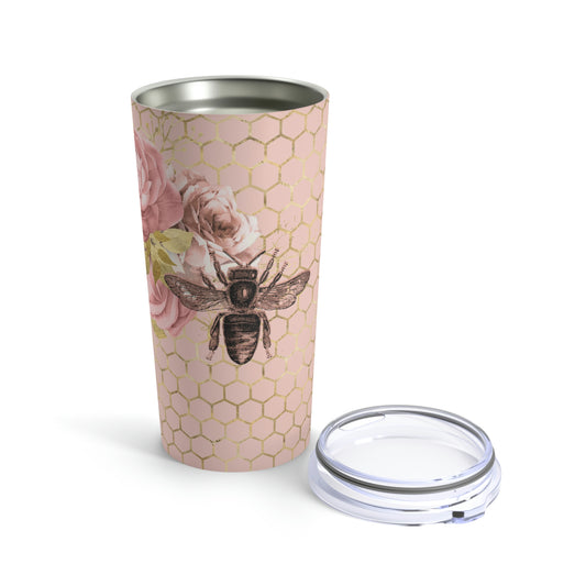 Pink Bee Tumbler 20oz