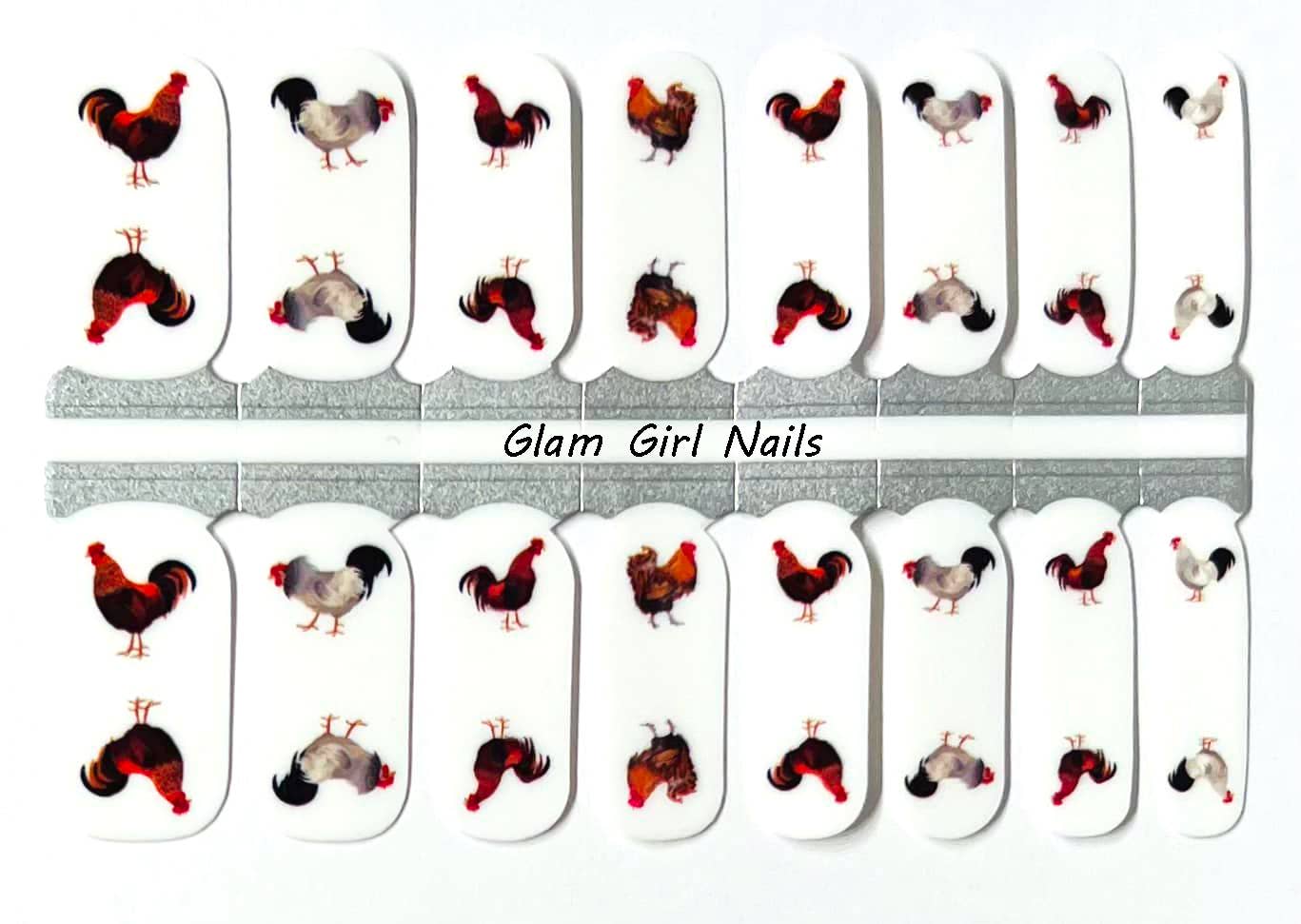 Chicken Farm Nail Polish Wraps