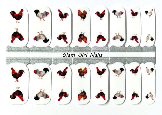 Chicken Farm Nail Polish Wraps