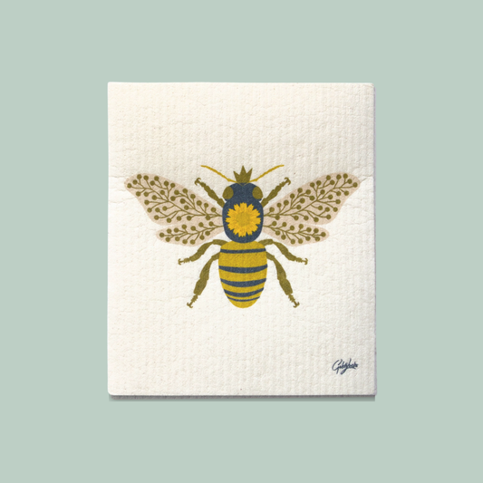 Goldilocks Goods - Swedish Dishcloth: Queen Bee