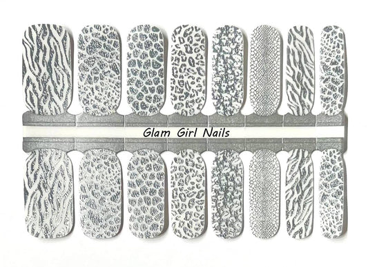 Animal Prints Translucent Overlay Nail Polish Wraps