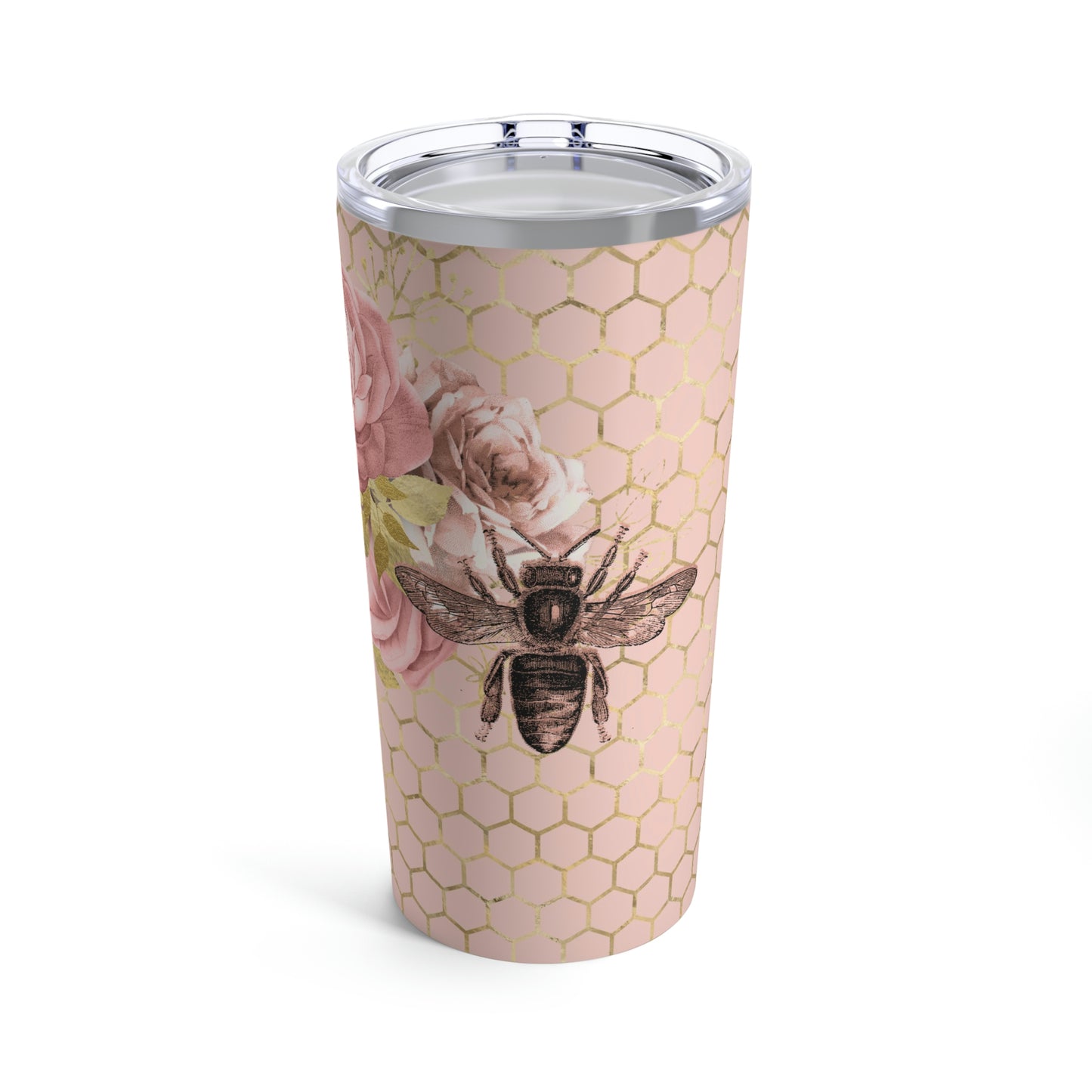 Pink Bee Tumbler 20oz