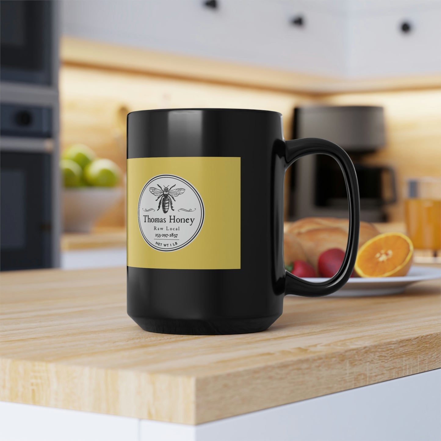 Thomas Honey Black Mug, 15oz