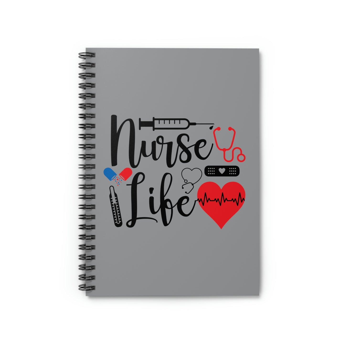 Nurse Life Spiral Notebook - Ruled Line